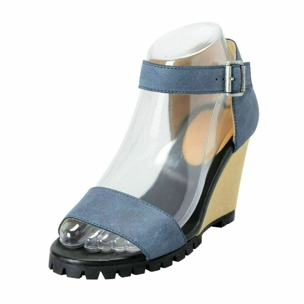 Maison Margiela MM6 Women's Leather Wedges Sandals